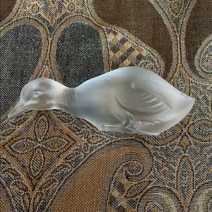 BACCARAT FRANCE Crystal Duck